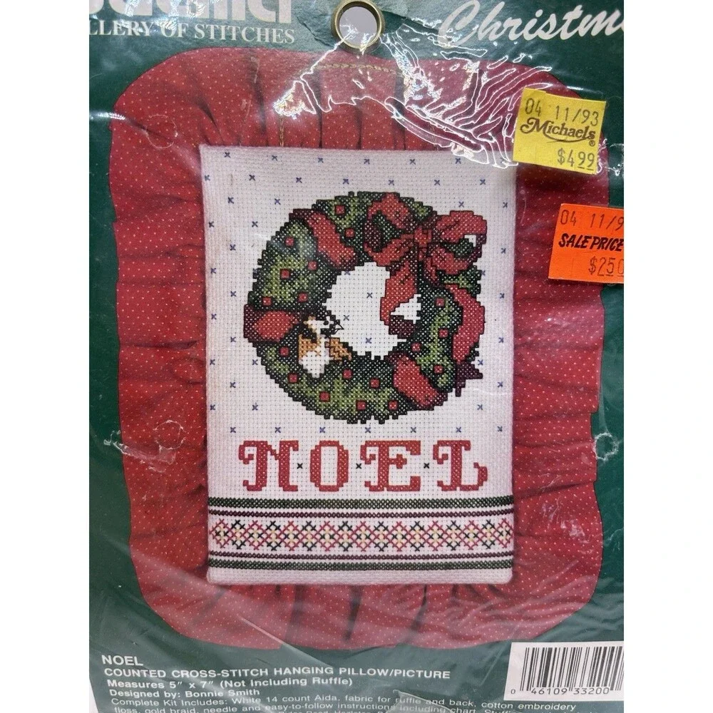 BUCILLA Christmas Cross-Stitch 